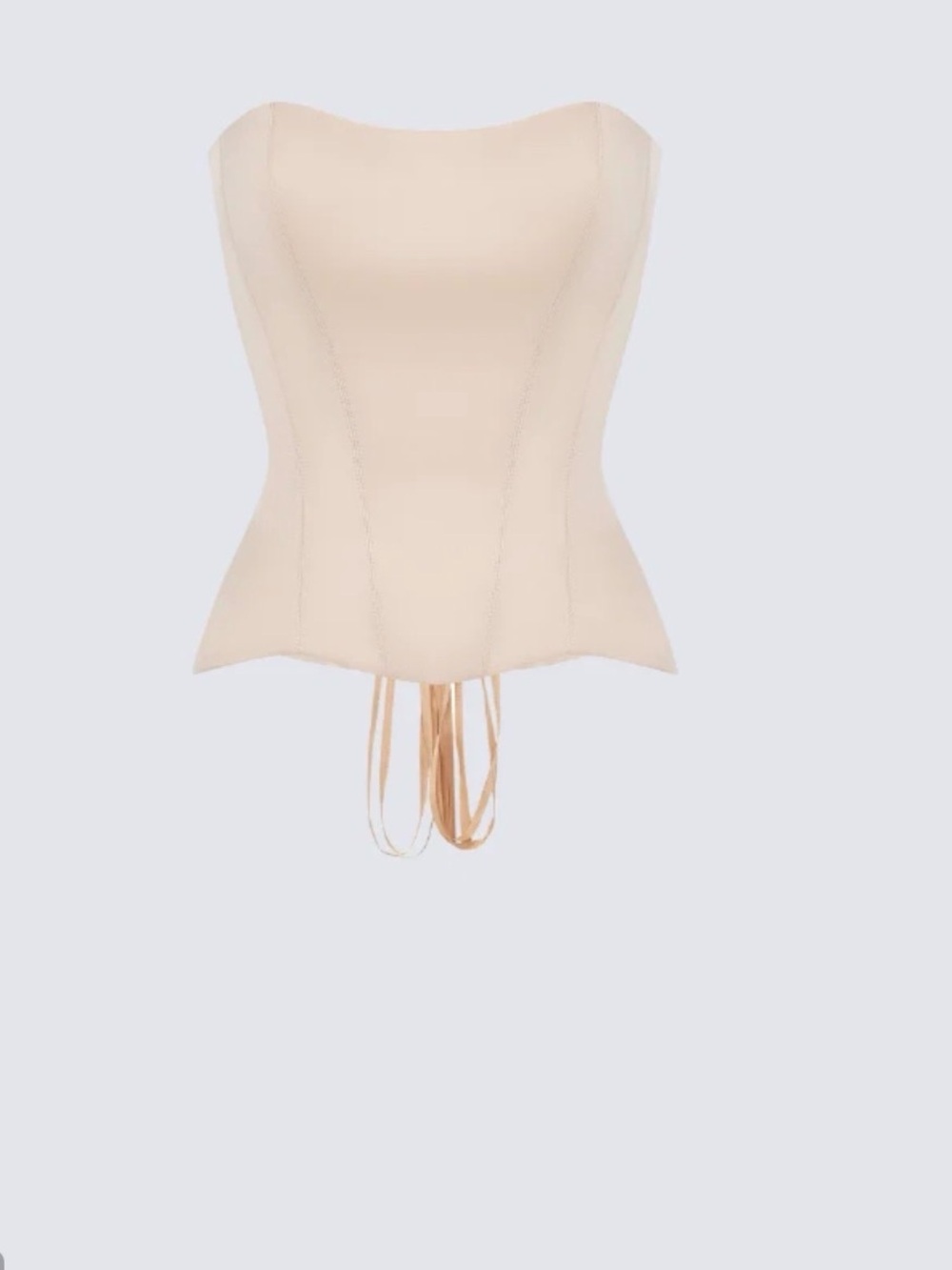 Corset Top in Beige